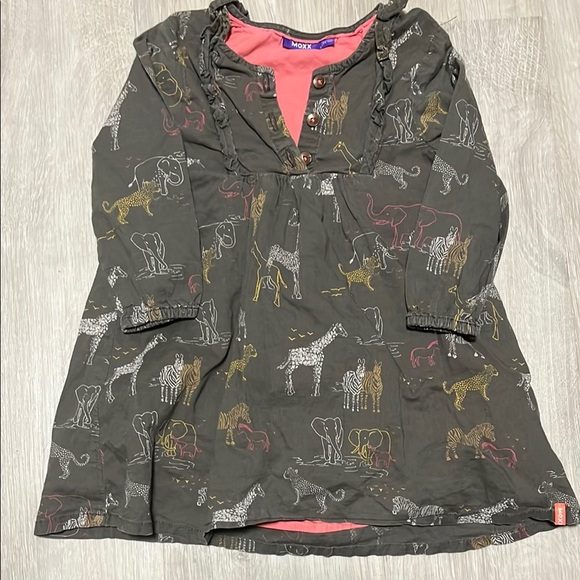 Kids Animal Print Gray Shirt - Picture 1 of 1